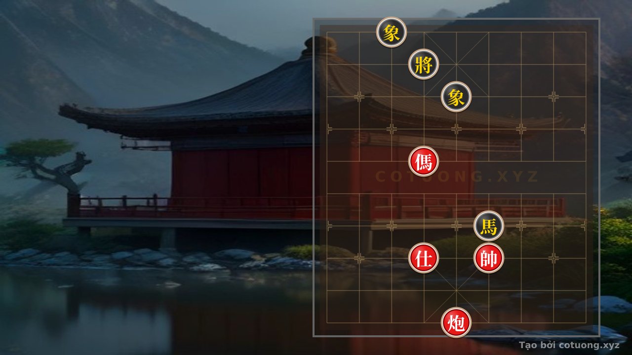 Thế cờ: Xiangqi: Cannon, Chariot, Rook - Chessboard Like a Symphony — Cờ Tướng Online