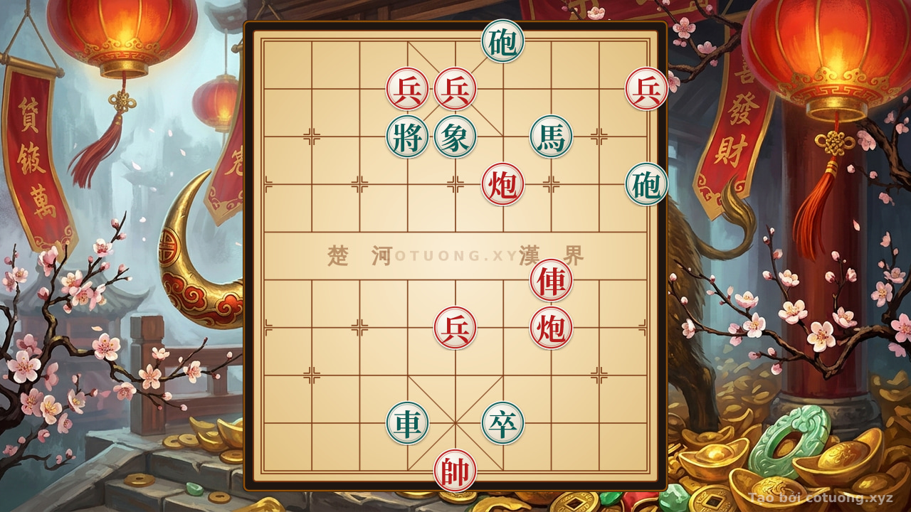 Thế cờ: The Mystery of the Chessboard: The Black Cannon on File 6 - The Red Army's Decisive Move — Cờ Tướng Online