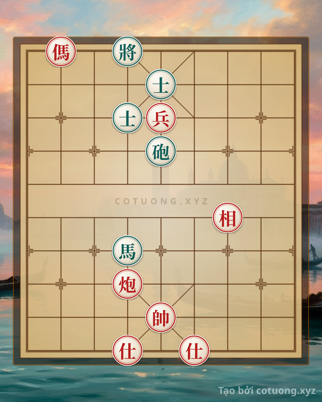 Challenge: Masterful Endgame: Red's Rook Horse Chariot with 2 Bishops vs. Black's Rook Horse with 2 Bishops - The Heartbreaking Move - Can you solve it?