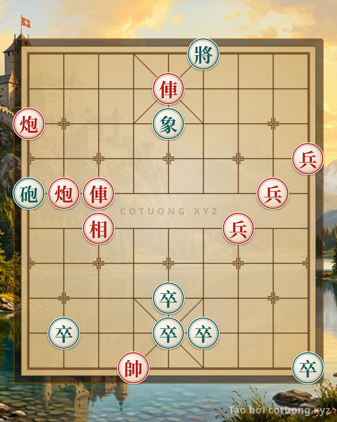 Challenge: The Secret to Defeating the 2 Rooks, 2 Cannons, 3 Pawns vs. Cannon, 5 Pawns: Flipping the Board in 3 Moves - Can you solve it?