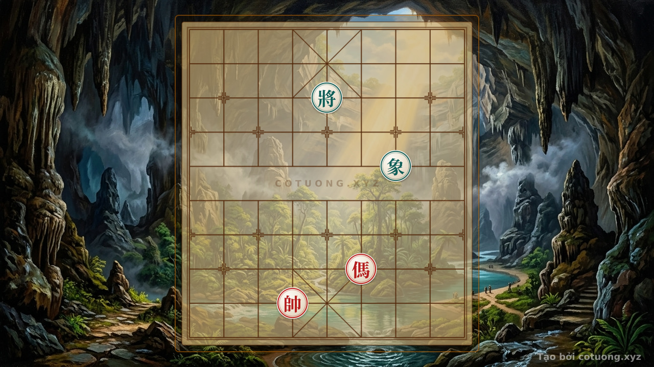 Thế cờ: 851x4 Formation: The Trick to Breaking the Siege When the Black General is Exposed and the Red Horse is Alone — Cờ Tướng Online