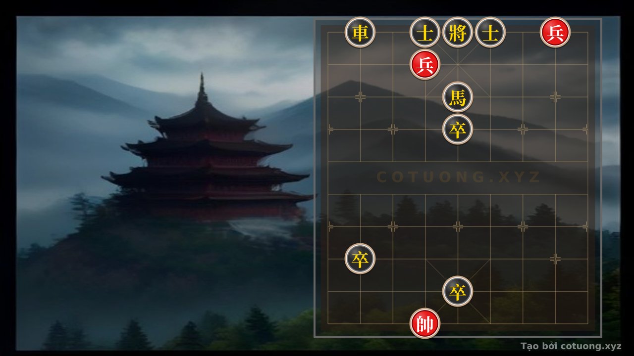 Thế cờ: Black Chariot Rook 2: The Brutality of the Black Piece in a Perilous Battle — Cờ Tướng Online
