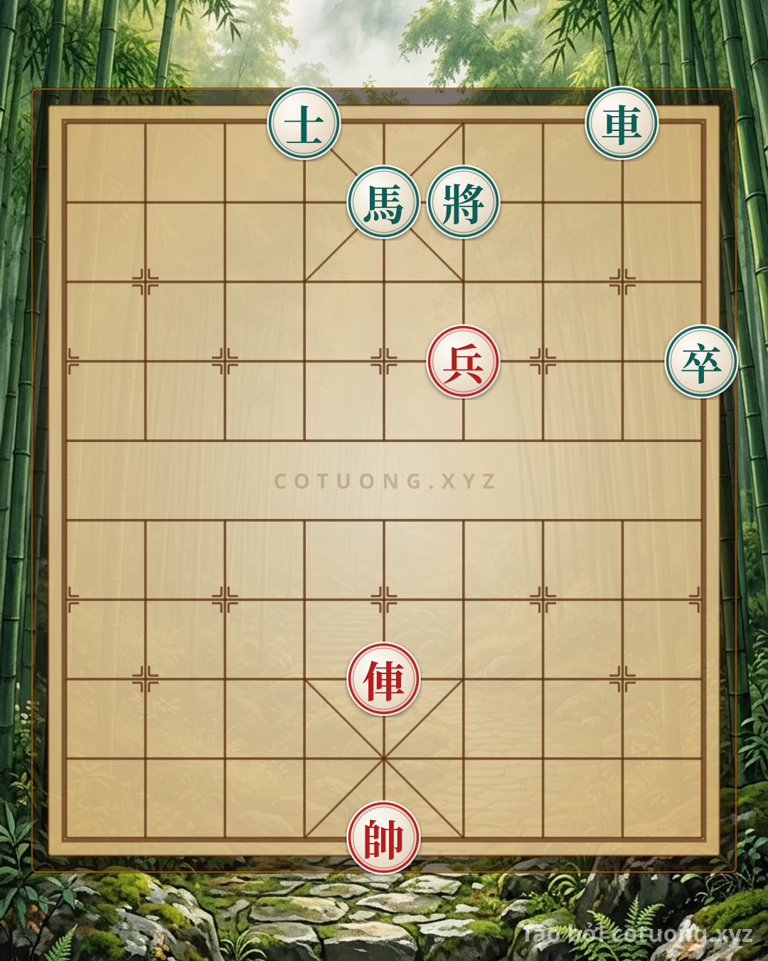 Challenge: Black General Surrounding Red: 