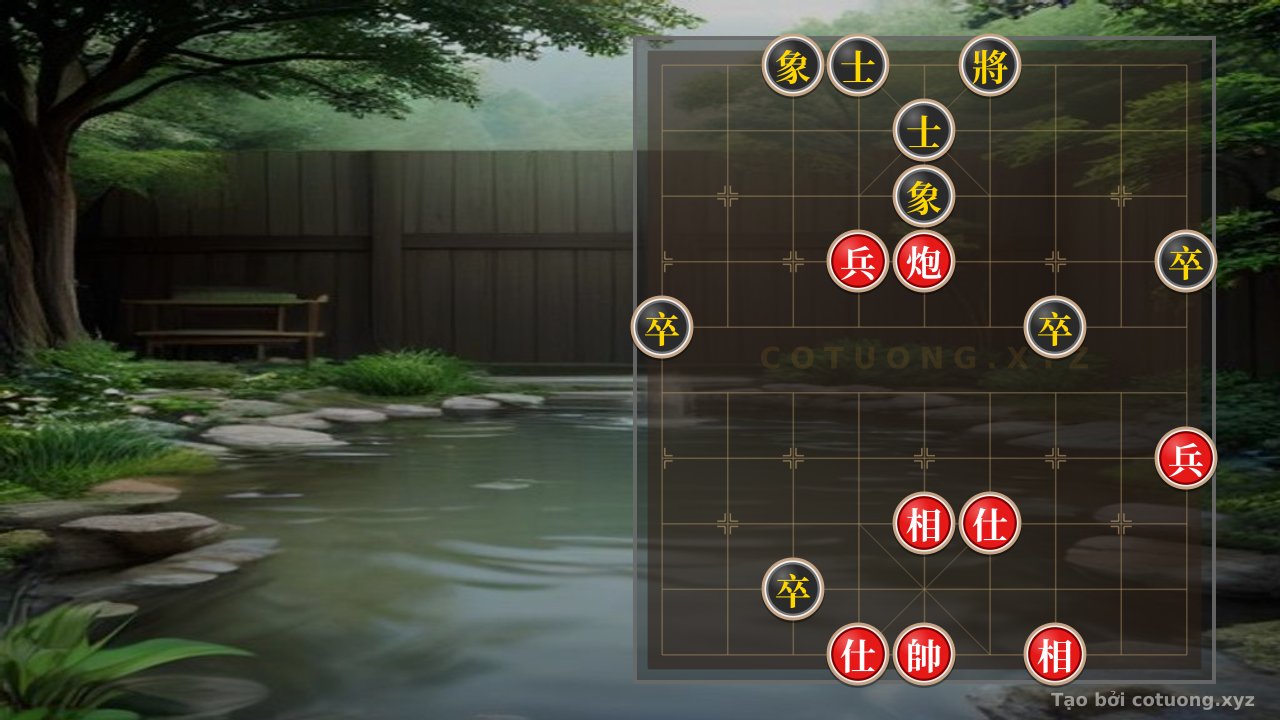 Thế cờ: Red Cannon 'Steel Trap' Before Black Bishop: Counterattacking Strategy to Capture the Exposed Chariot at 6th Rank, 7th File — Cờ Tướng Online