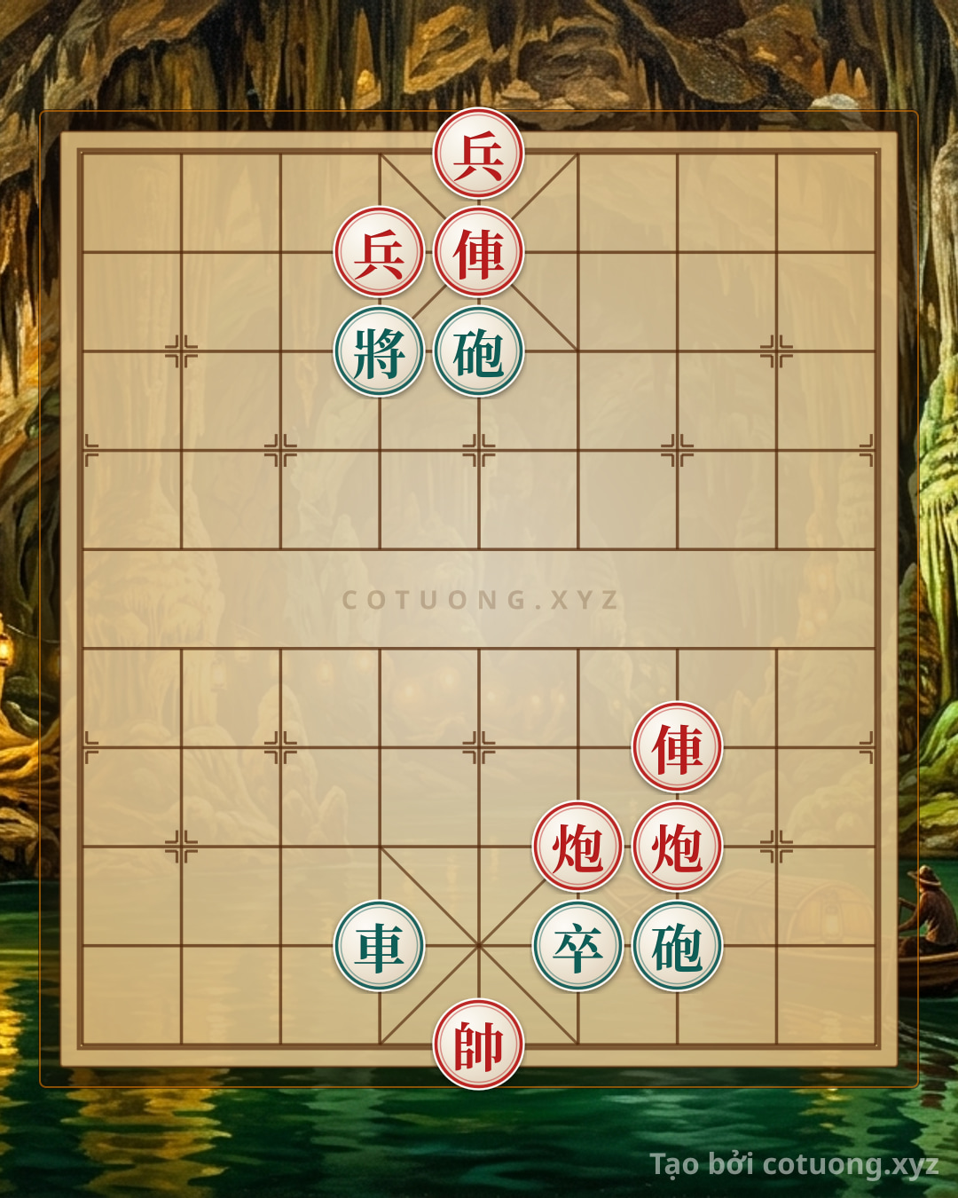 Challenge: Xiangqi Masterpiece: Red Chariot's Straight Attack, Black Cannon's Siege - A Mysterious Battle - Can you solve it?