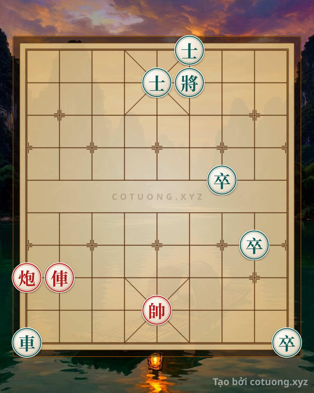 Challenge: The Secret Trick to Capture the Red Cannon and Defeat the Black Chariot 3 Steps: A Jianghu Chessboard Full of Perils! - Can you solve it?