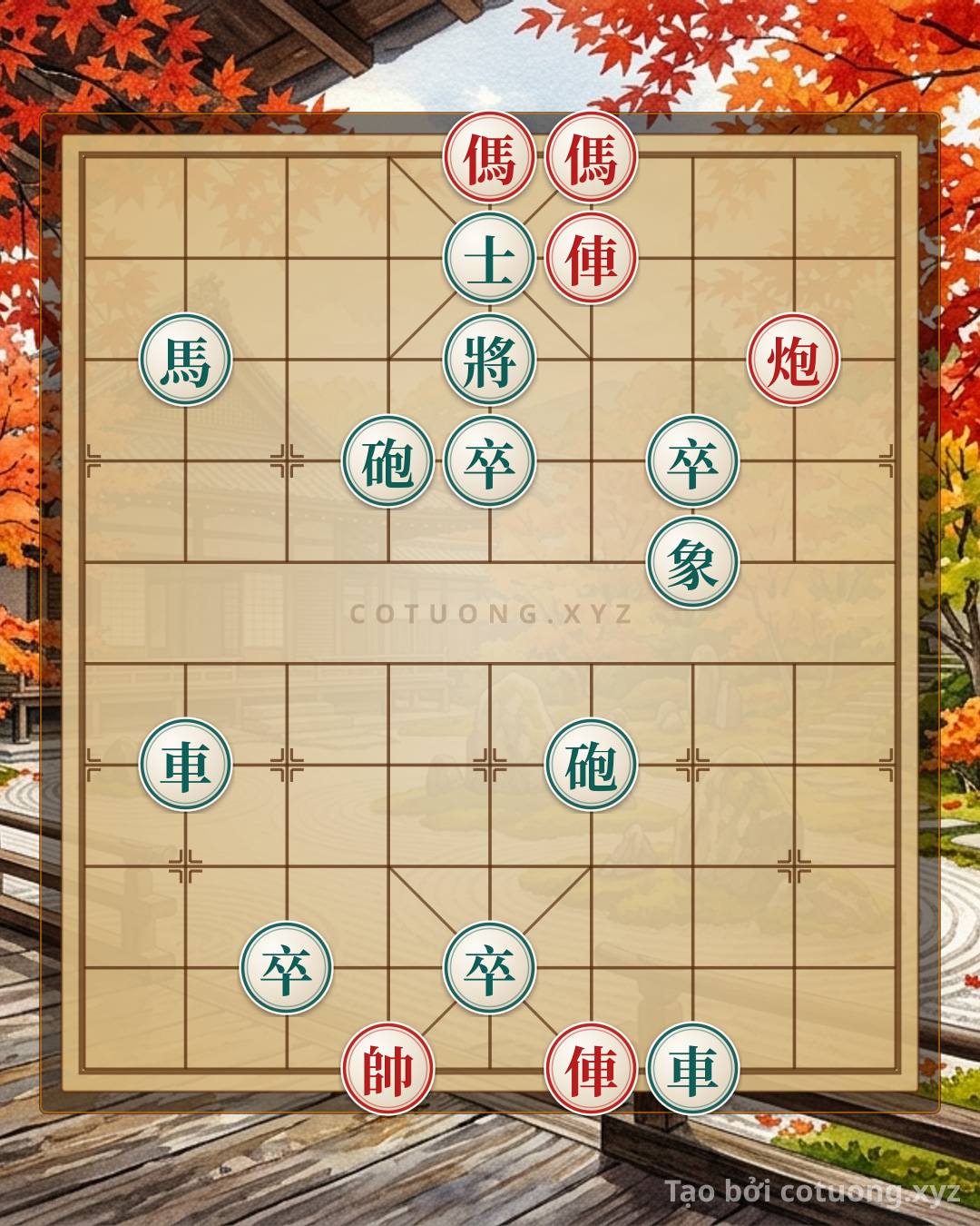 Challenge: The Ultimate Checkmate Trick: Red's 2 Rooks, 2 Cannons, and 2 Horses Shatter the Black's Impenetrable Defense! - Can you solve it?