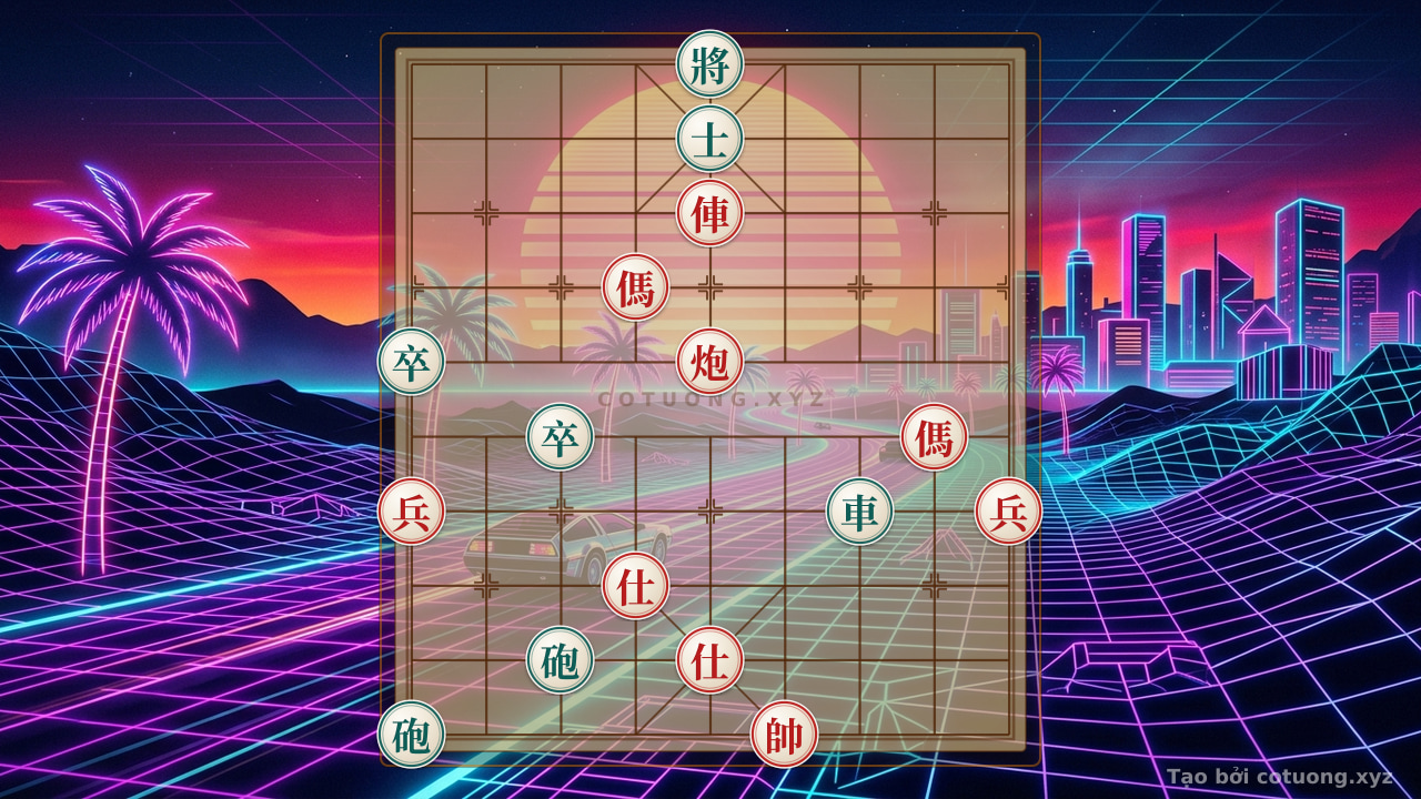 Thế cờ: The Mystery of the Chessboard: The Red Chariot Alone in a Siege - Psychological Breakthrough Tactics — Cờ Tướng Online