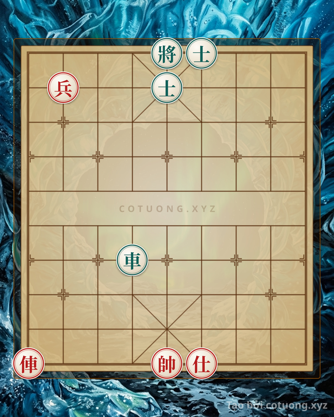 Challenge: Red General Chess: Mastering the 5th File with Rook and Pawn - Can you solve it?