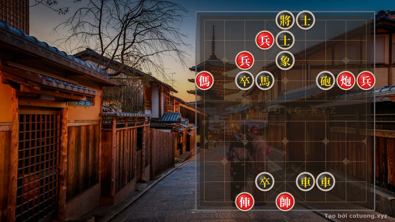 Thế cờ: Xiangqi Analysis: Red's Pawn Press, Black's Rook Play - A Master's Perspective — Cờ Tướng Online