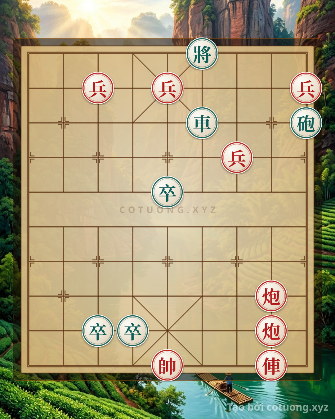 Challenge: Diao Ling and the Love Trap - Red General's Strategy to Capture the Black Pawn - Can you solve it?