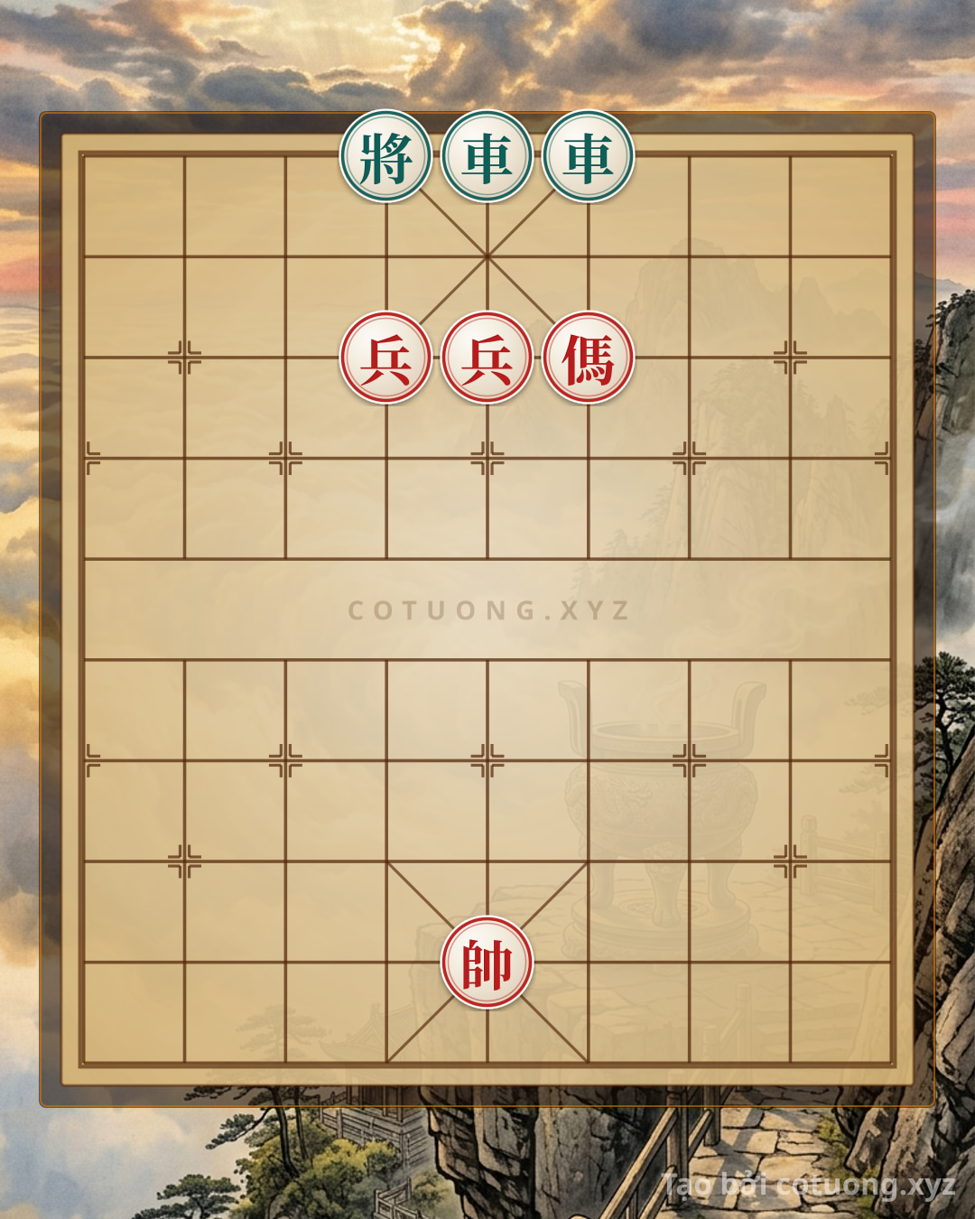 Challenge: Knight 2 Pawn vs. 2 Rooks: The Red Player's Winning Strategy - Can you solve it?