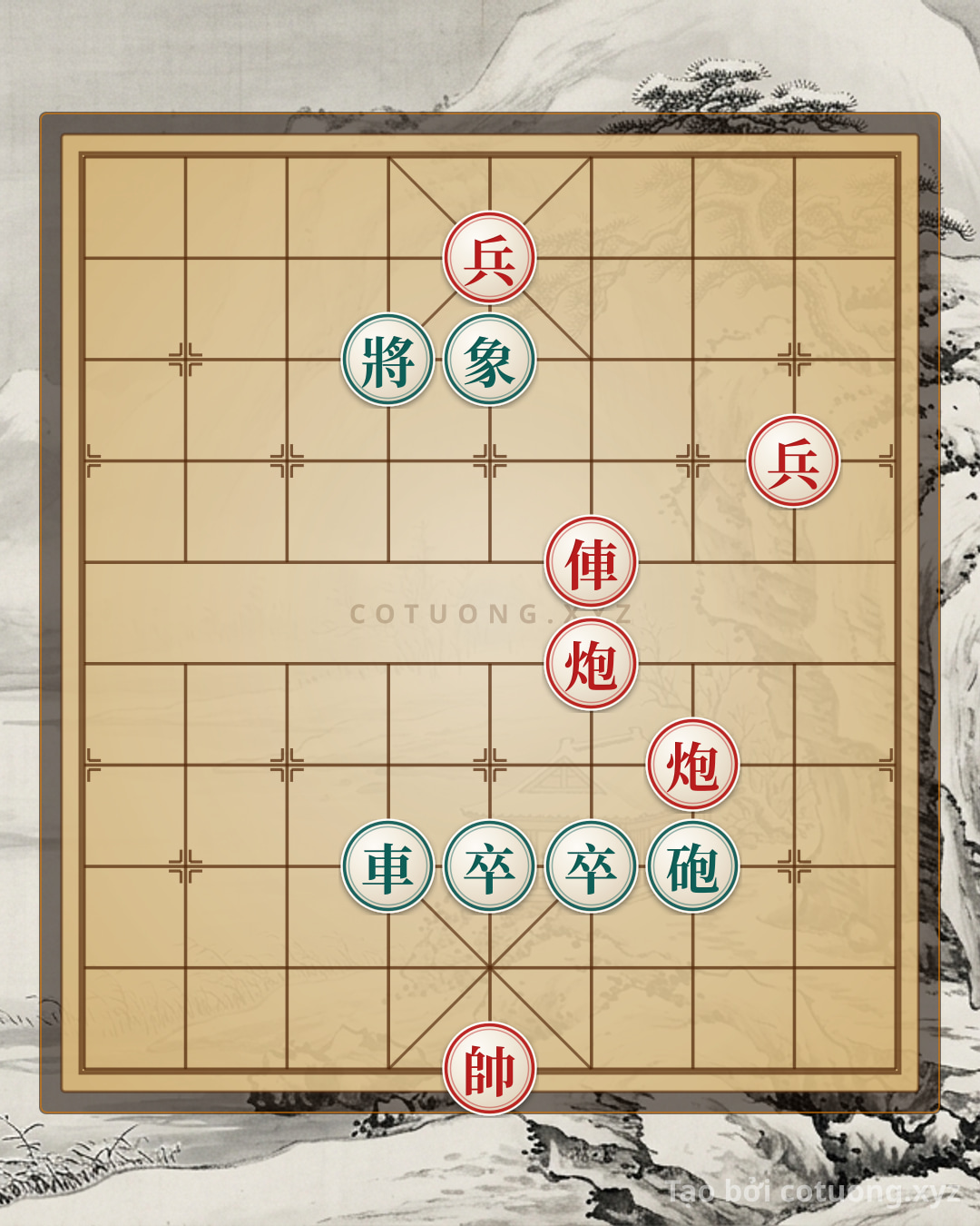 Challenge: The Secret of Counterattacking Defense in the 'Black Horse Interlocking Feet' Formation - Xiangqi (Chinese Chess) 1/10 - Can you solve it?