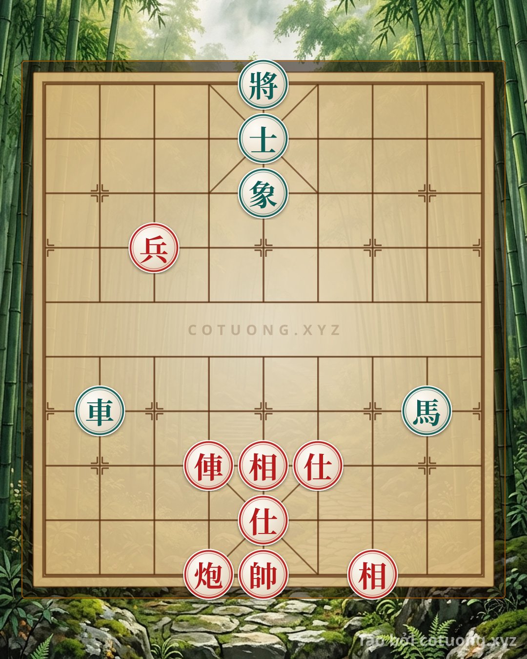 Challenge: Xiangqi: The Red General's Hidden 'Empty Cannon' Trap - The 'Pháo Trống' Formation - Can you solve it?