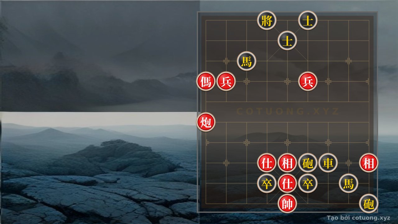 Thế cờ: Defensive Counterattack: The Secret to Defeating the Black Chariot in the Double Horse Face-to-Face Formation — Cờ Tướng Online