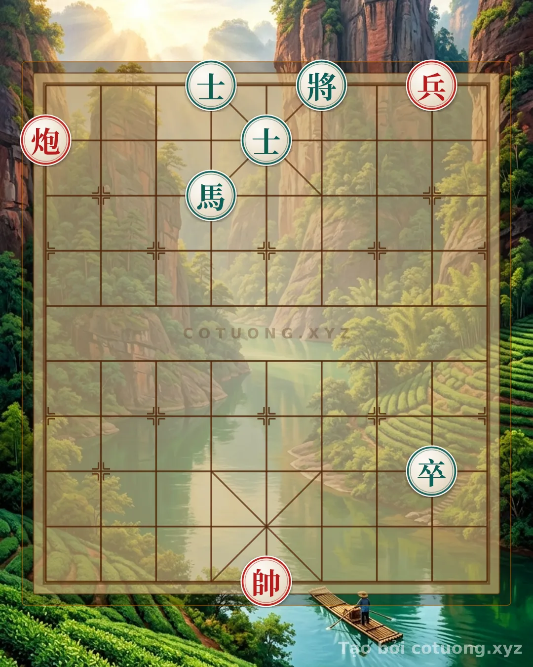 Challenge: Xiangqi Position: Black Defends Firmly Under Red Cannon Pressure - Can you solve it?