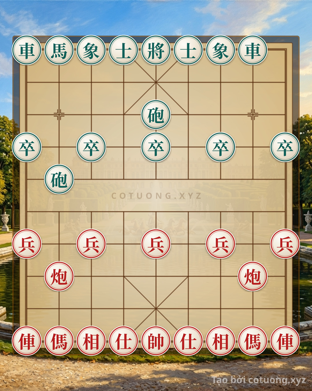 Challenge: Song xa pháo giáp công đoạt tướng - Can you solve it?