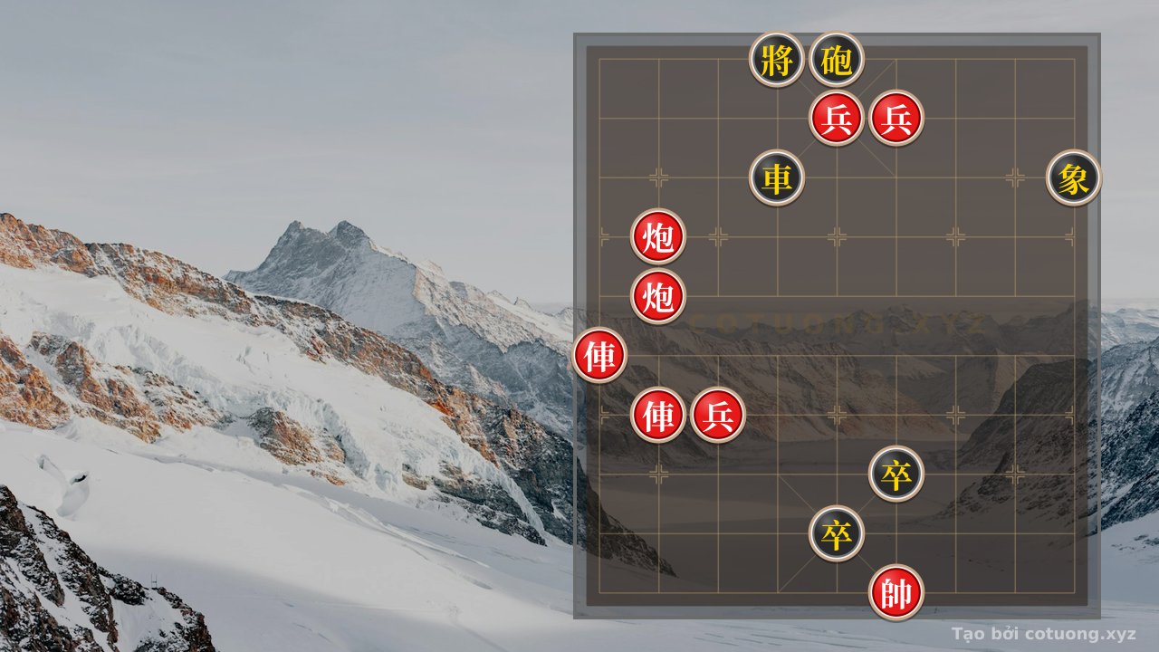 Thế cờ: Xiangqi Position: Red Rook Breaks Through to Black's 4th File, Who Can Solve It? — Cờ Tướng Online