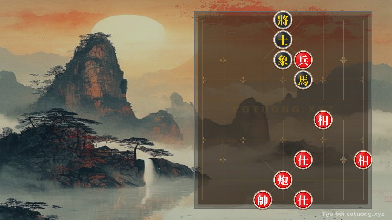Thế cờ: Xiangqi: Strategic Sacrifice in the Battle of Blood and Iron — Cờ Tướng Online