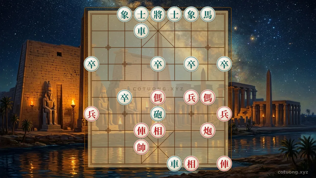 Challenge: Chariot File 6, Knight File 5, and Pawns besiege General File 5 - Can you solve it?
