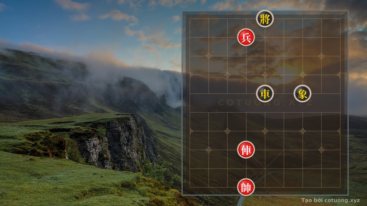 Thế cờ: Endgame Showdown: When the Red Rook Clashes with the Black General's Exposed Position - Ultimate Checkmate Tactics — Cờ Tướng Online