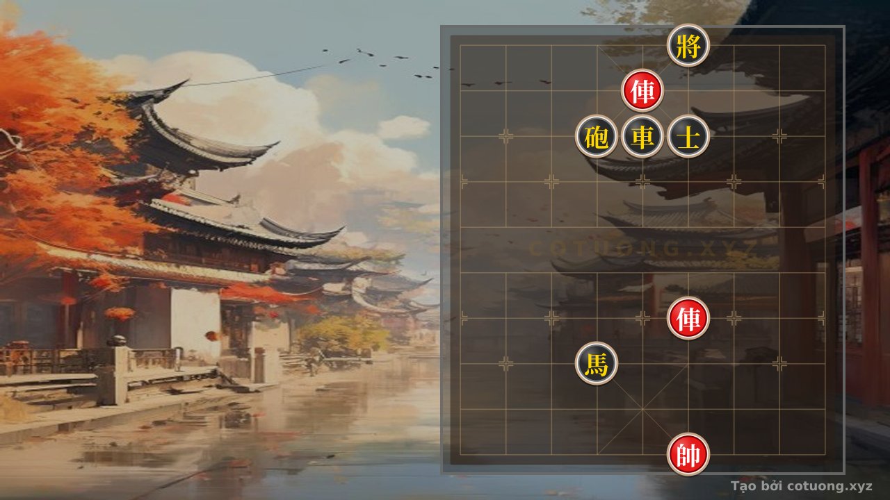 Thế cờ: Art of Defensive Counterattack: 2 Rooks vs. Rook Cannon Horse Advisor — Cờ Tướng Online