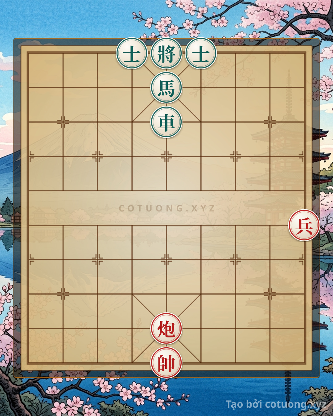 Challenge: Xiangqi Classic: Cannon Pawn vs. Chariot Horse 2 Advisors - The Psychological High of a Master's Cannon Strike - Can you solve it?