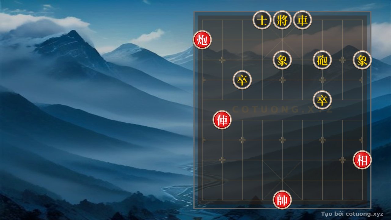 Thế cờ: Red General: Counterattack from 'Empty Cannon' with 'Rook Thrust' — Cờ Tướng Online