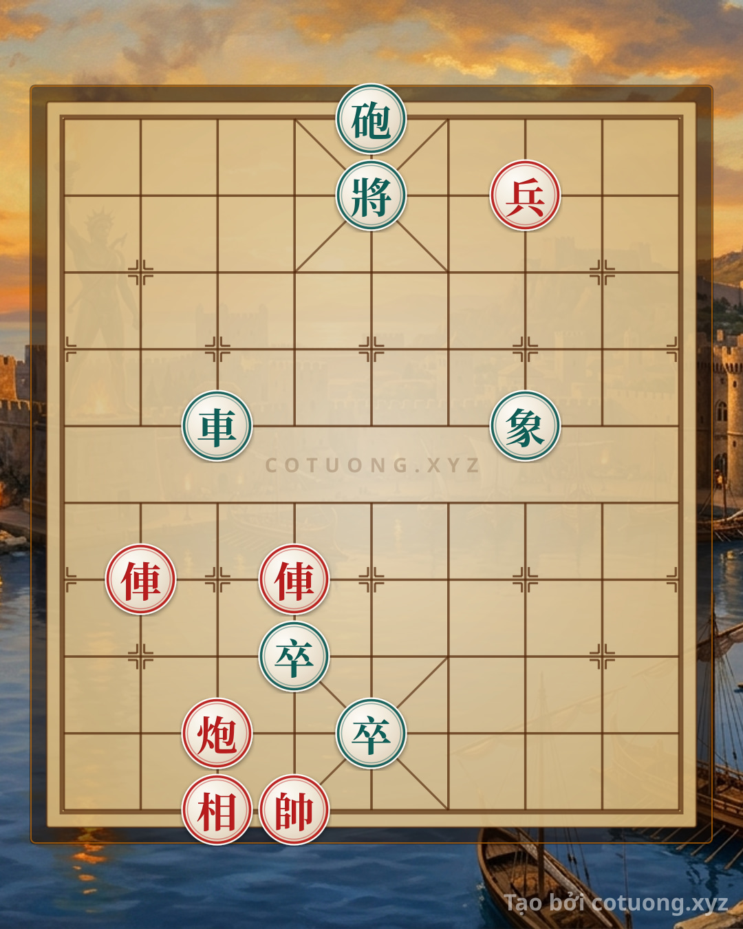 Challenge: Red Cannon Trap: How the Black Chariot Punches Through to Win - Can you solve it?