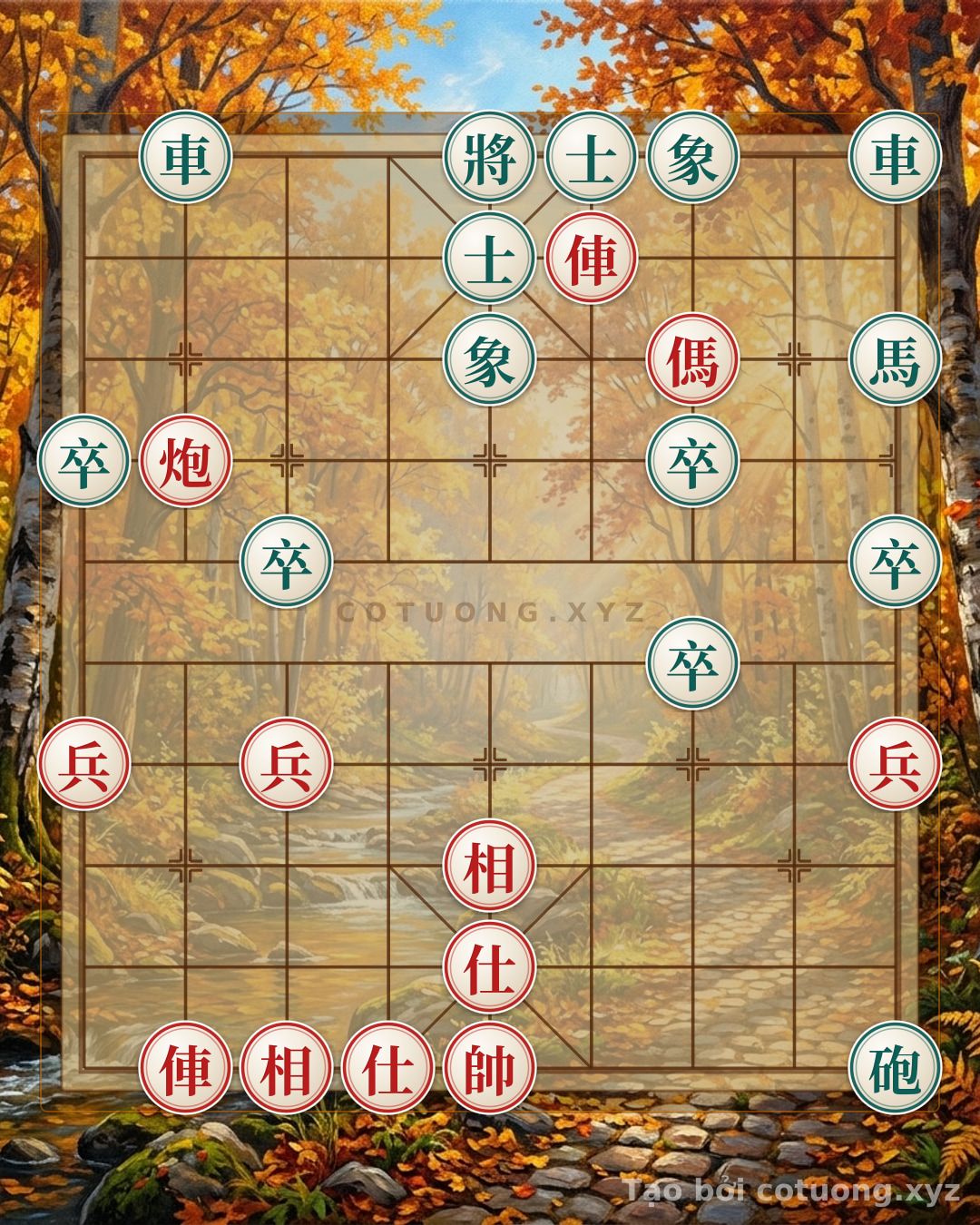 Thế cờ: How to Defend and Counterattack When the Opponent Has Double Horses in Xiangqi — Cờ Tướng Online