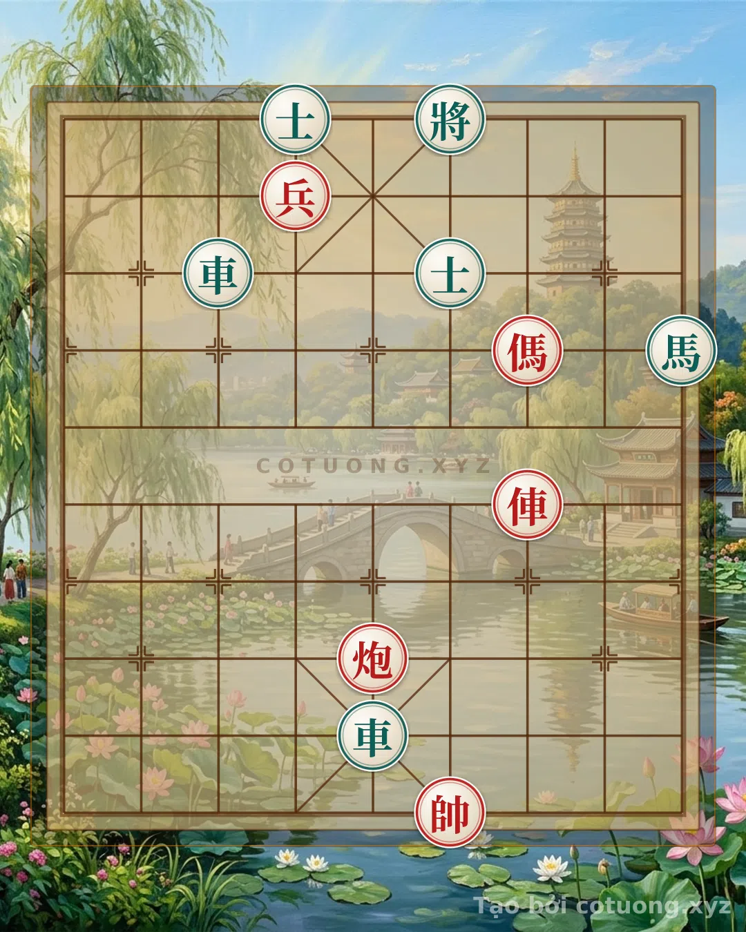 Thử Thách: Cờ Tướng Huyền Thoại: Nước Đi Thần Sầu Trong Thế Xe Pháo Mã Chốt Đánh Bại Song Xe Mã - Bí Kíp Sát Pháp Của Kỳ Thủ Bậc Thầy - Bạn có thể giải được?