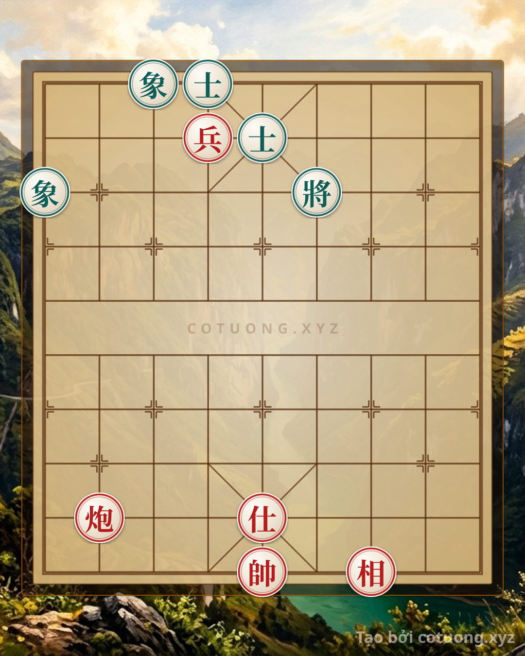 Challenge: Defensive Counterattack: How Red Effectively Uses Cannons and Pawns to Defeat Black's Elephant Formation - Can you solve it?