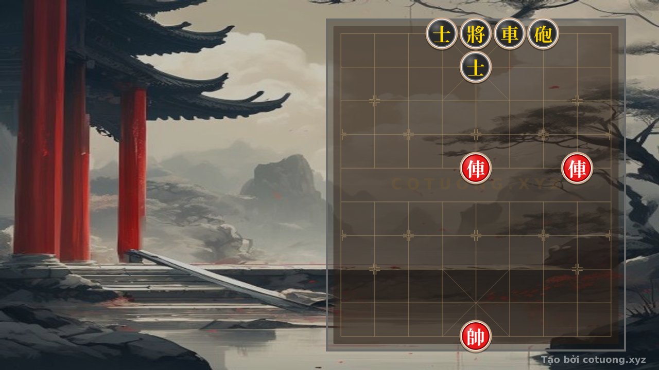 Thế cờ: Classic Checkmate: 2R vs. R Cannon 2A - Defense and Counterattack Tactics Like a Saint — Cờ Tướng Online