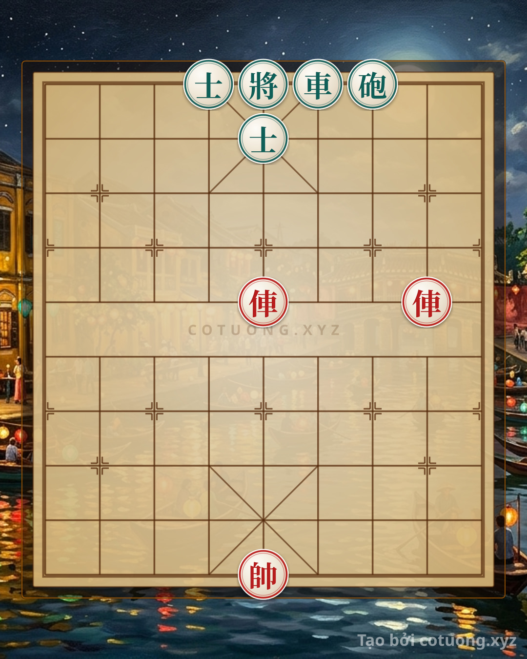 Challenge: Classic Checkmate: 2R vs. R Cannon 2A - Defense and Counterattack Tactics Like a Saint - Can you solve it?