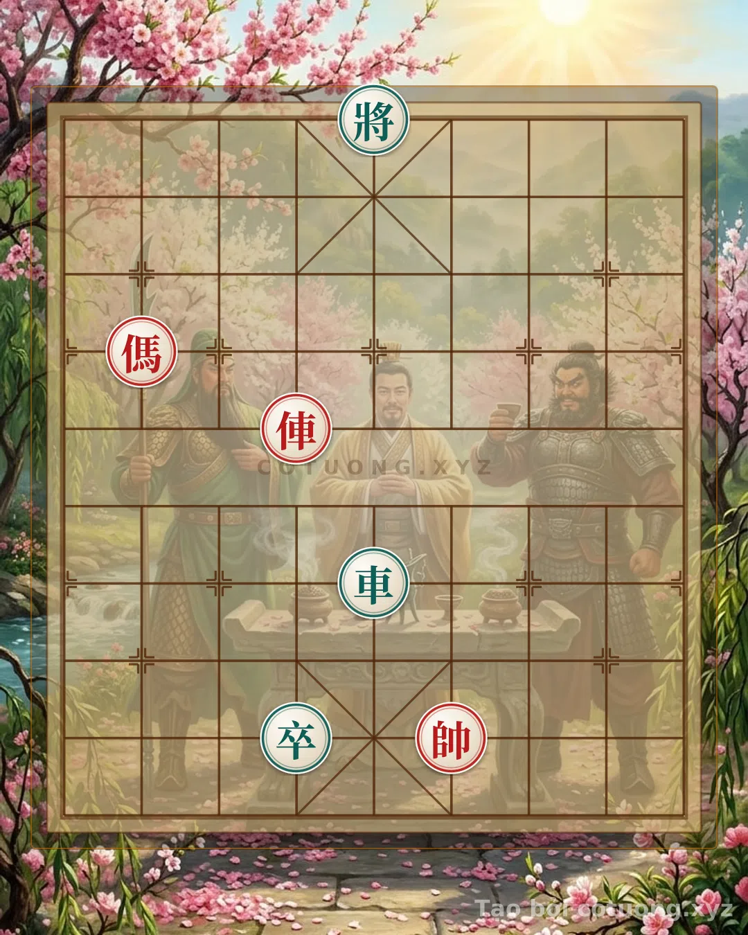 Thế cờ: Xiangqi: The Art of Defensive Counterattack - Red Wins with a Rook's Straight Charge — Cờ Tướng Online