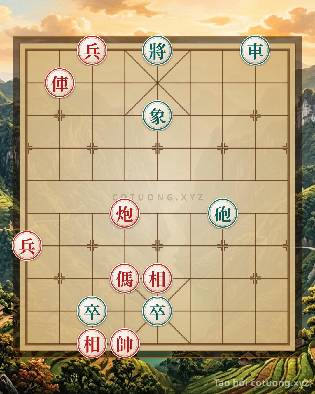 Challenge: Red General Chess: Strategy for Exploiting the Black Chariot in the 8th File, 10th Rank - Can you solve it?
