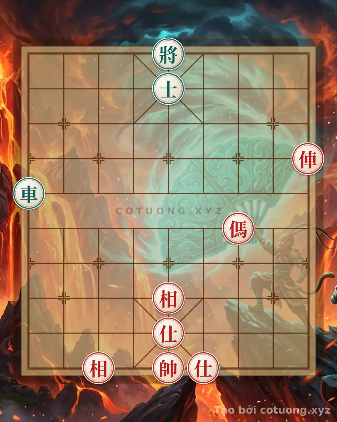 Challenge: Red Chariot Attacks Straight on File 1: The 'Capture the General' Strategy of the Grandmaster - Can you solve it?