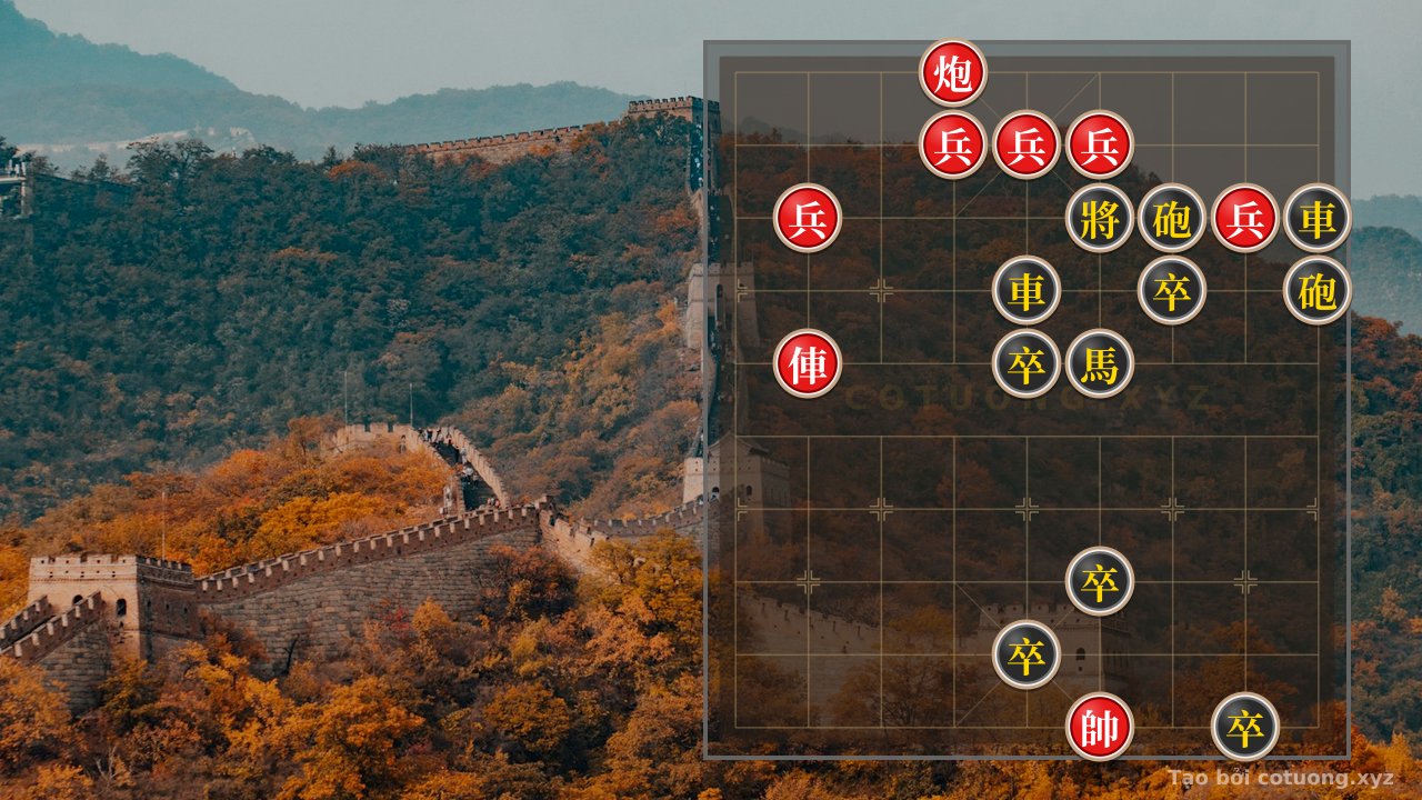 Thế cờ: Strategic Insight: Red Cannon on 6th Rank 10 - A Ruthless Gambit Like a Poem — Cờ Tướng Online