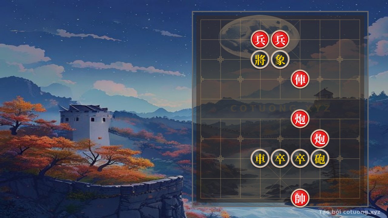 Thế cờ: The God Trap: Black Rook at 4-3 - Threatened by the Red Piece at 6-9! — Cờ Tướng Online
