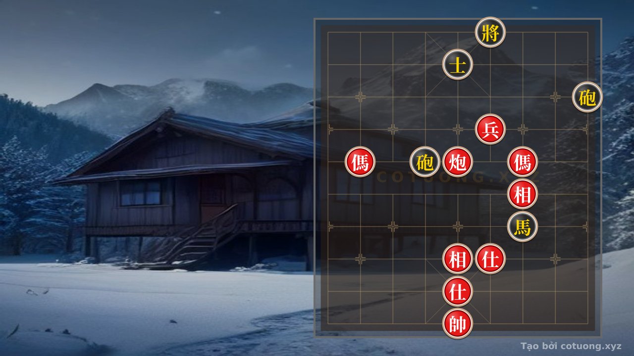 Thế cờ: Xiangqi Pro Tips: When the Horses Dance and Cannons Roar in the 'Cannon 2 Horses Pawn' Deep Strategy — Cờ Tướng Online