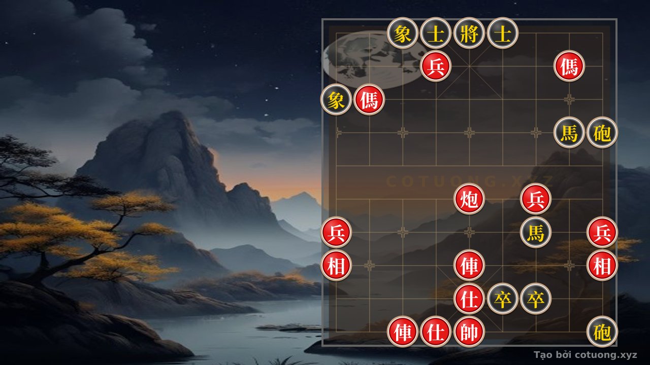 Thế cờ: The Trap Nearby - Defend the Fort Before the Direct Attack on the King — Cờ Tướng Online