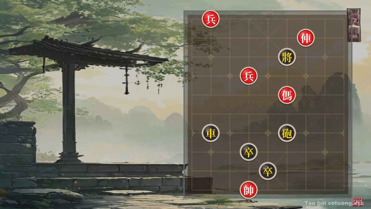 Thế cờ: Xiangqi Position: Black Rook Breaks the Pillar - Rare Counterattack Strategy — Cờ Tướng Online