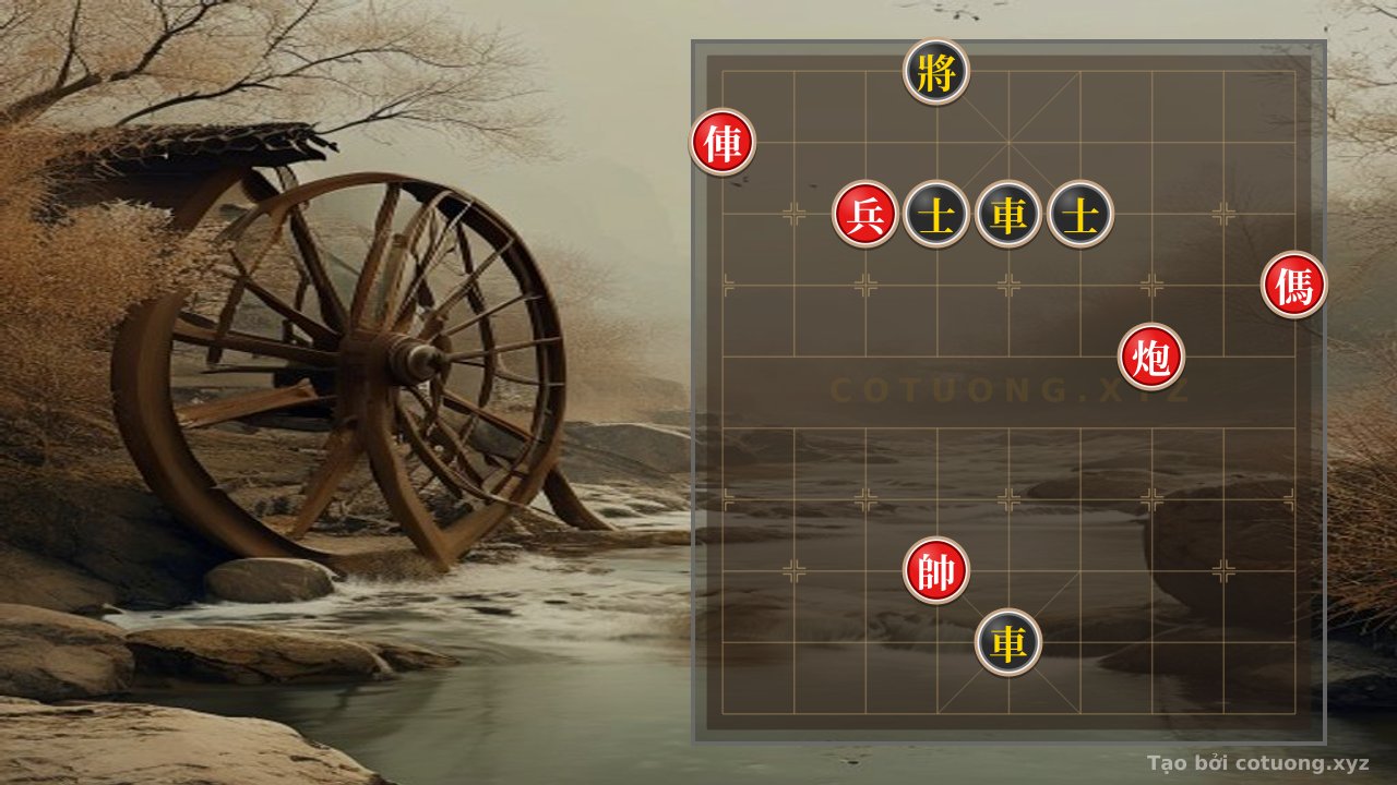 Thế cờ: The Deadly Trap: Red Chariot at 9th File, 9th Rank and Black's Defensive Strategy — Cờ Tướng Online