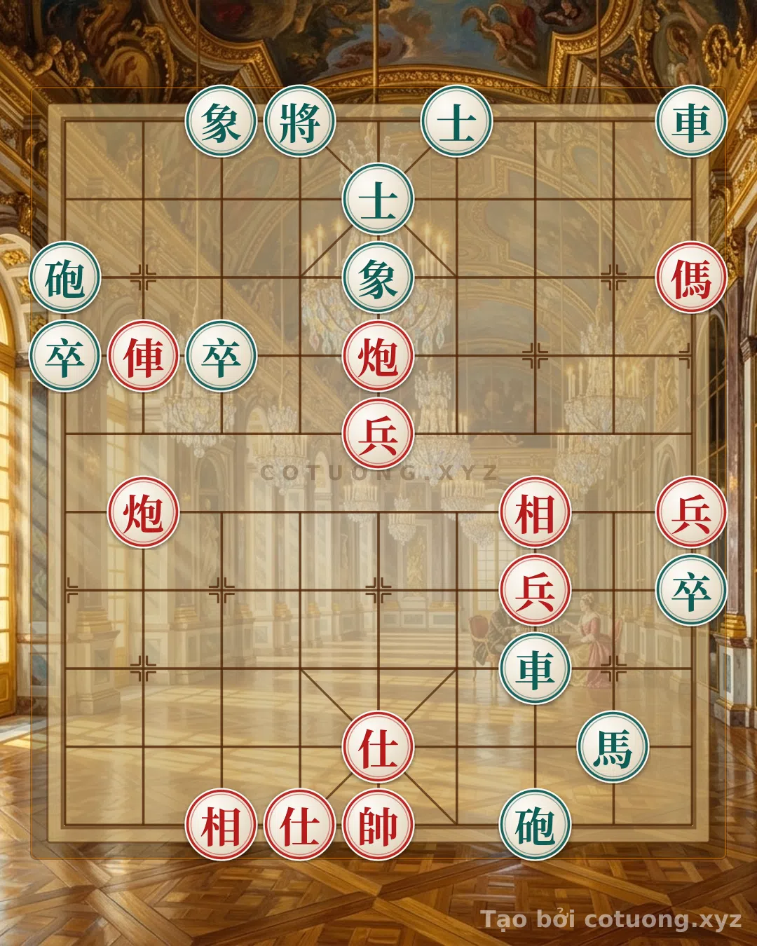 Thế cờ: Xiangqi: A Deadly Trap When Black Actively Defends – The Trick to Chase Away the Black Chariot with an Empty Cannon — Cờ Tướng Online