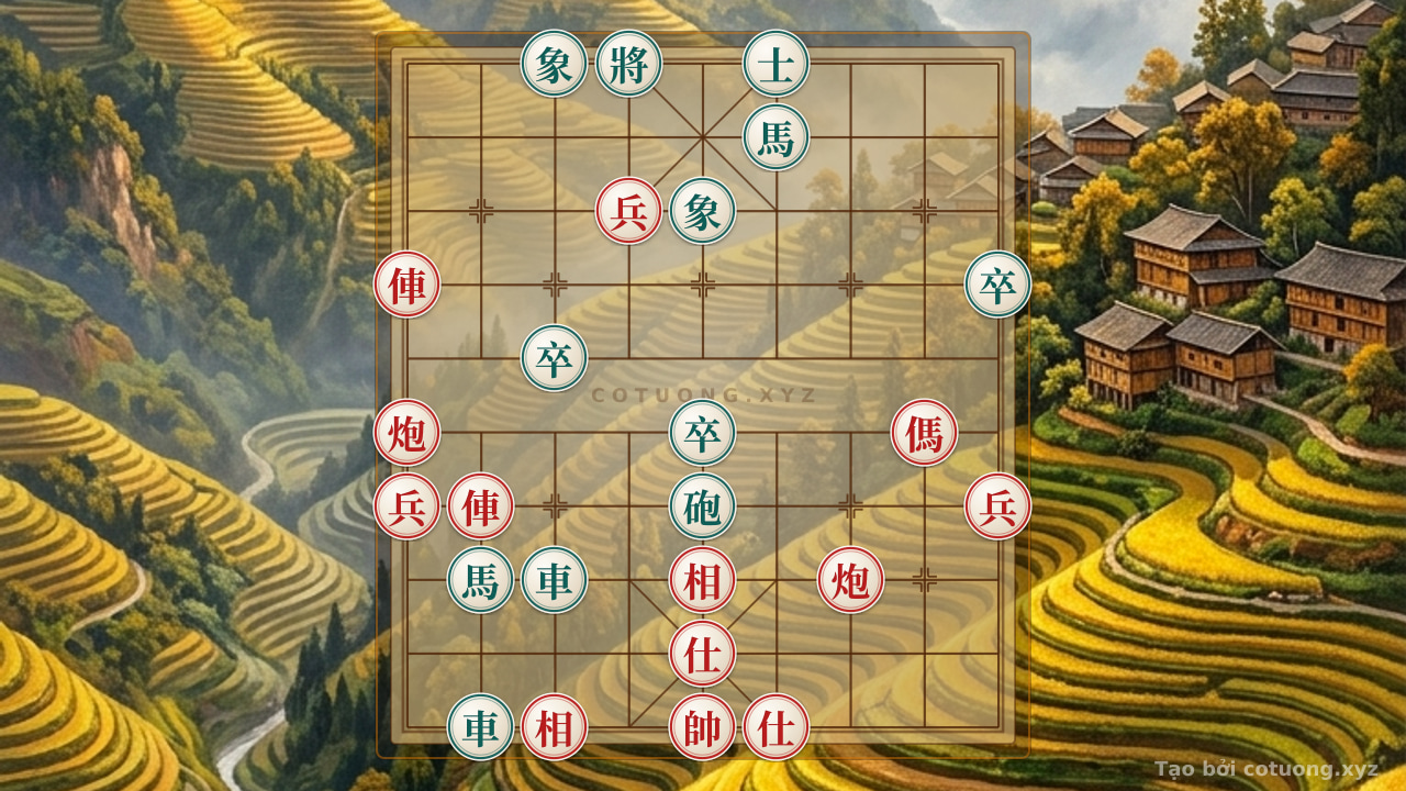 Challenge: Song xa pháo giáp công đoạt tướng - Can you solve it?