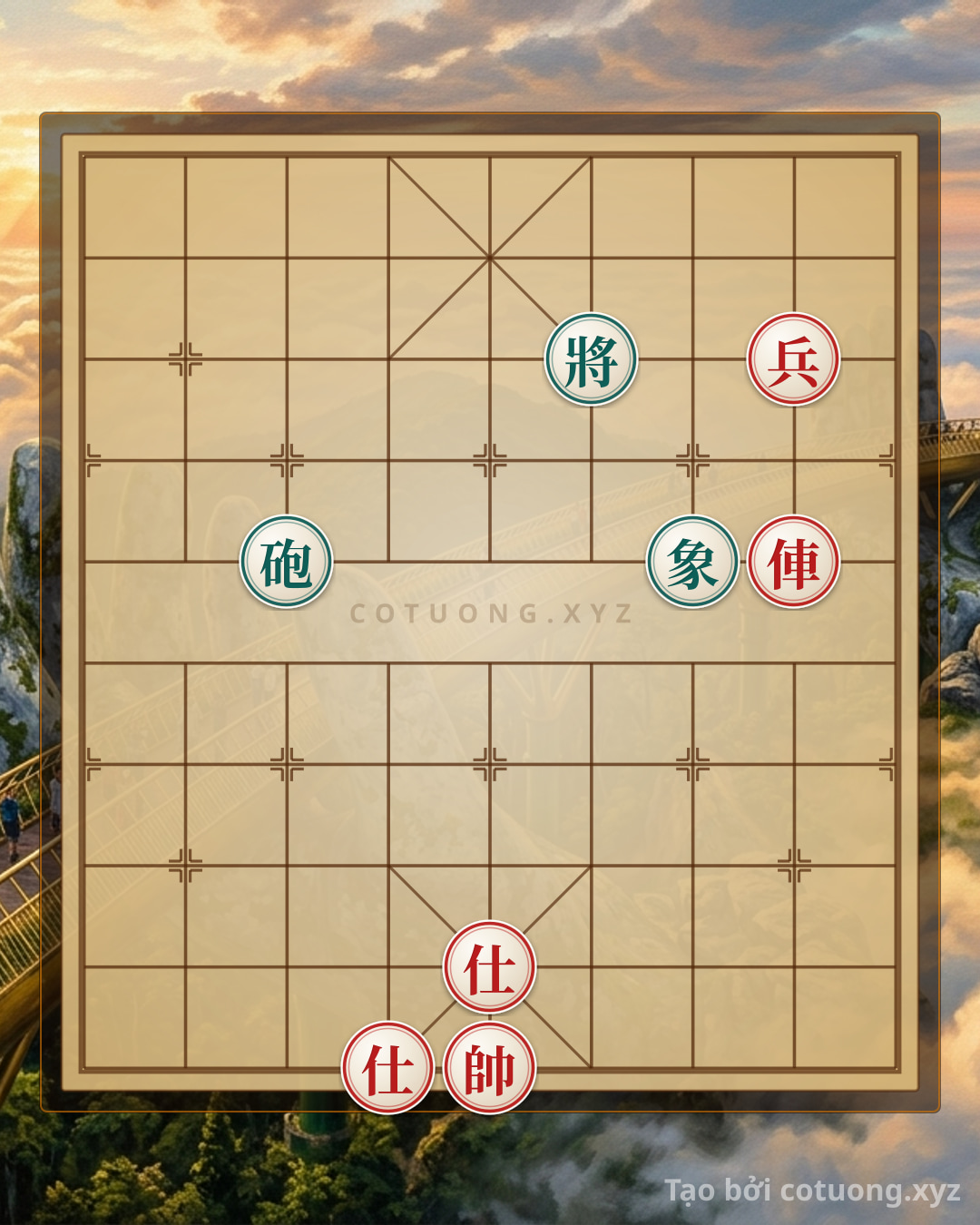 Challenge: Red Pawn on File 2 Shatters the Defense: 