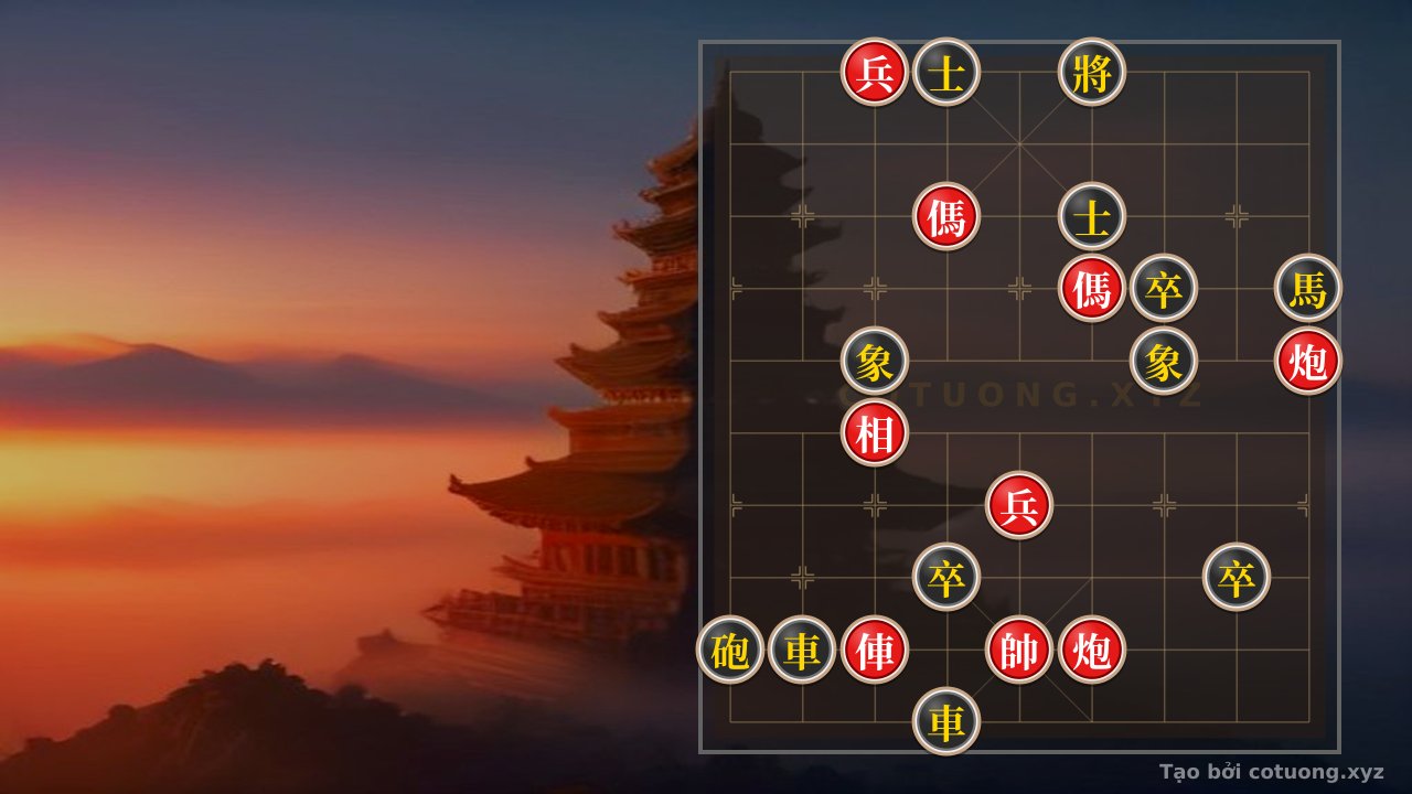 Thế cờ: The 'Horse's Gallop' Formation - Core Defensive Tactics for Black — Cờ Tướng Online
