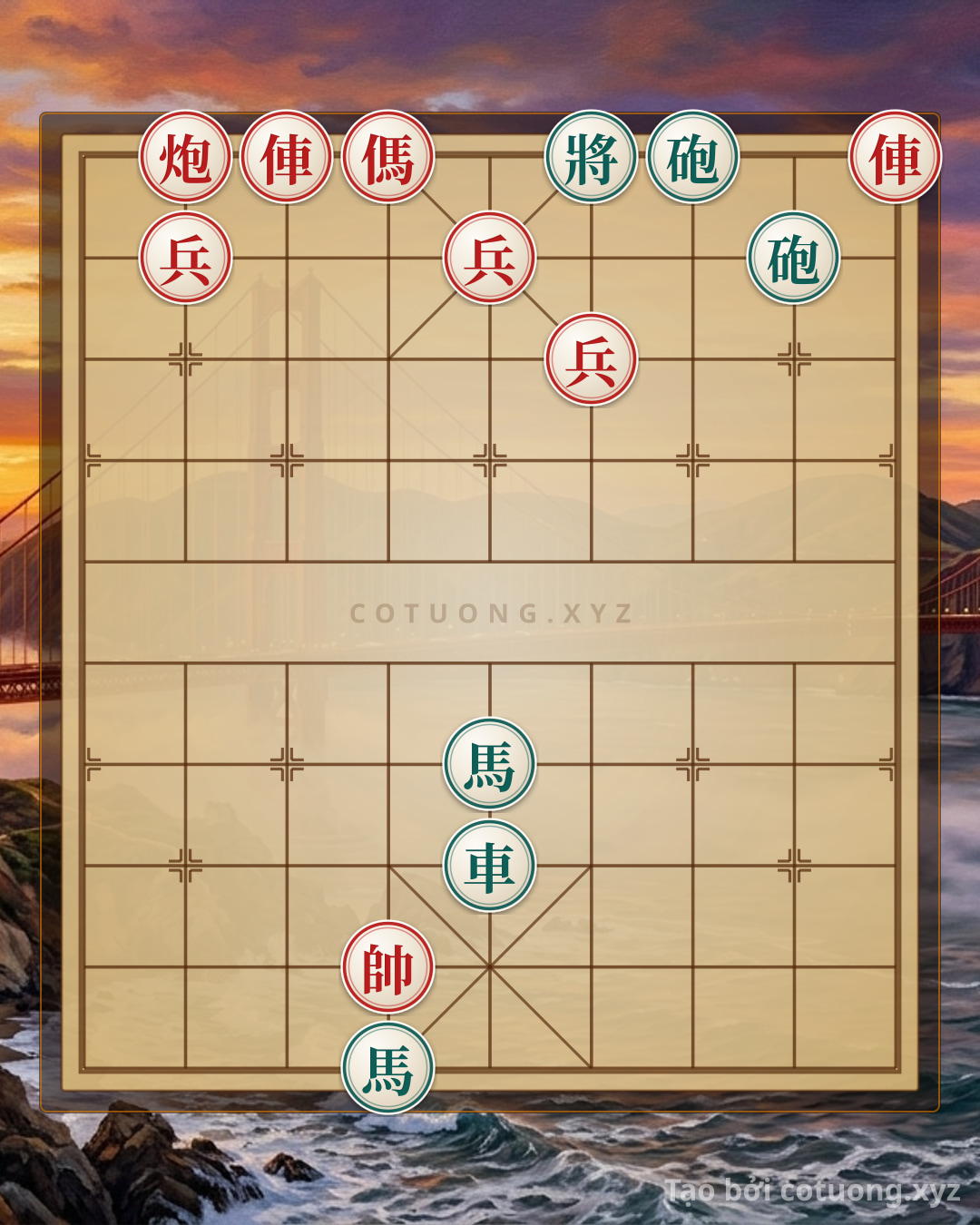Challenge: Xiangqi Master: Analyzing the Deadly Black-Red Strategy - Red Dominates with Double Rooks, Double Cannons and Double Horses, But Can Black Defend? - Can you solve it?