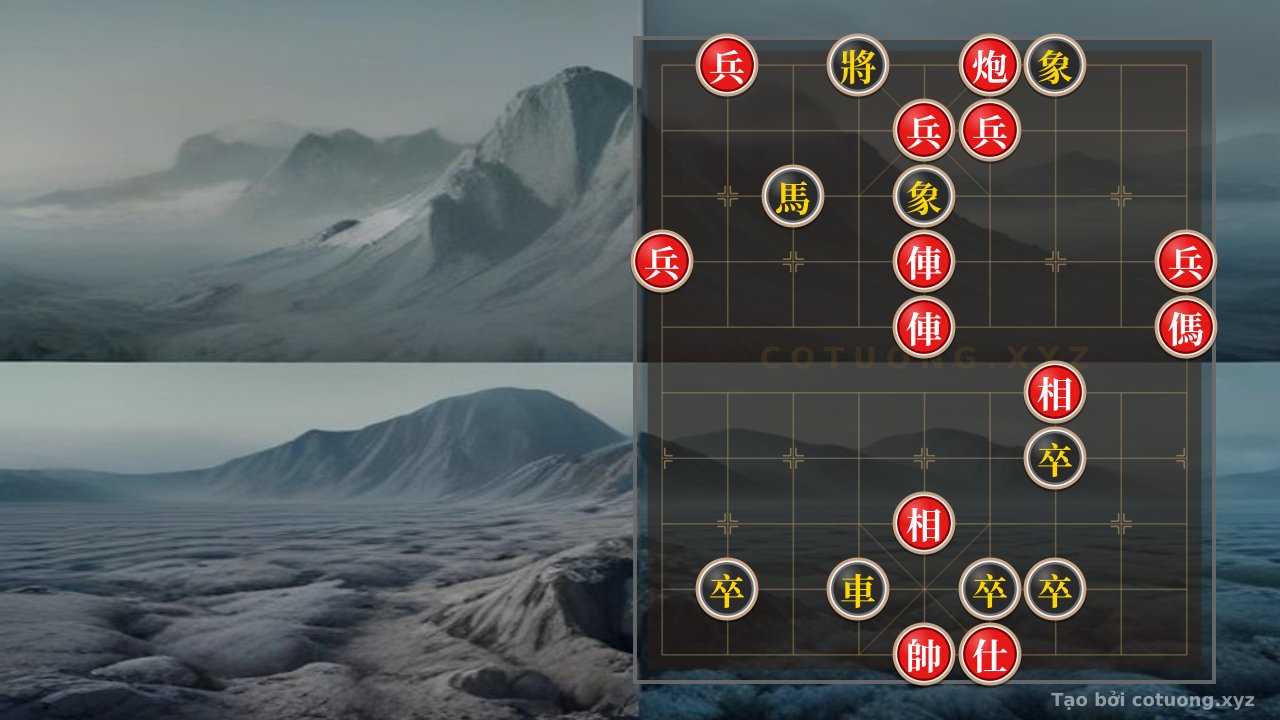 Thế cờ: The 'Double Horse Interlocking' Formation - Tactical Tips for the Red Player — Cờ Tướng Online