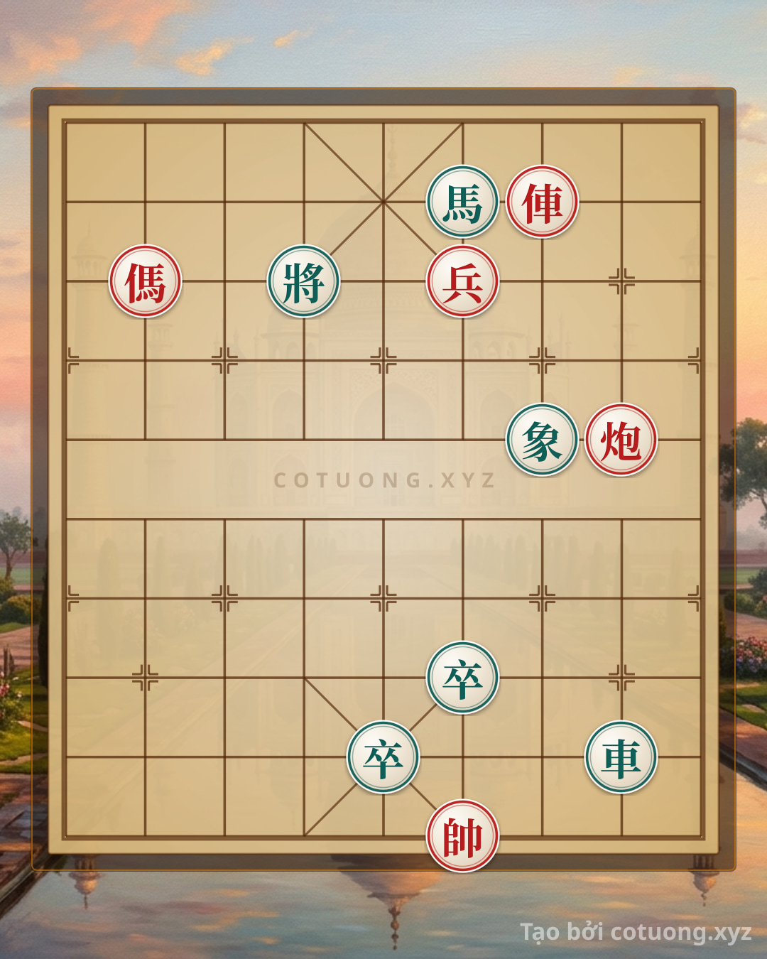 Challenge: Black Horse at 6th File, 9th Rank: A Blazing Chess Battle, Can Red Escape the Perilous Situation? - Can you solve it?